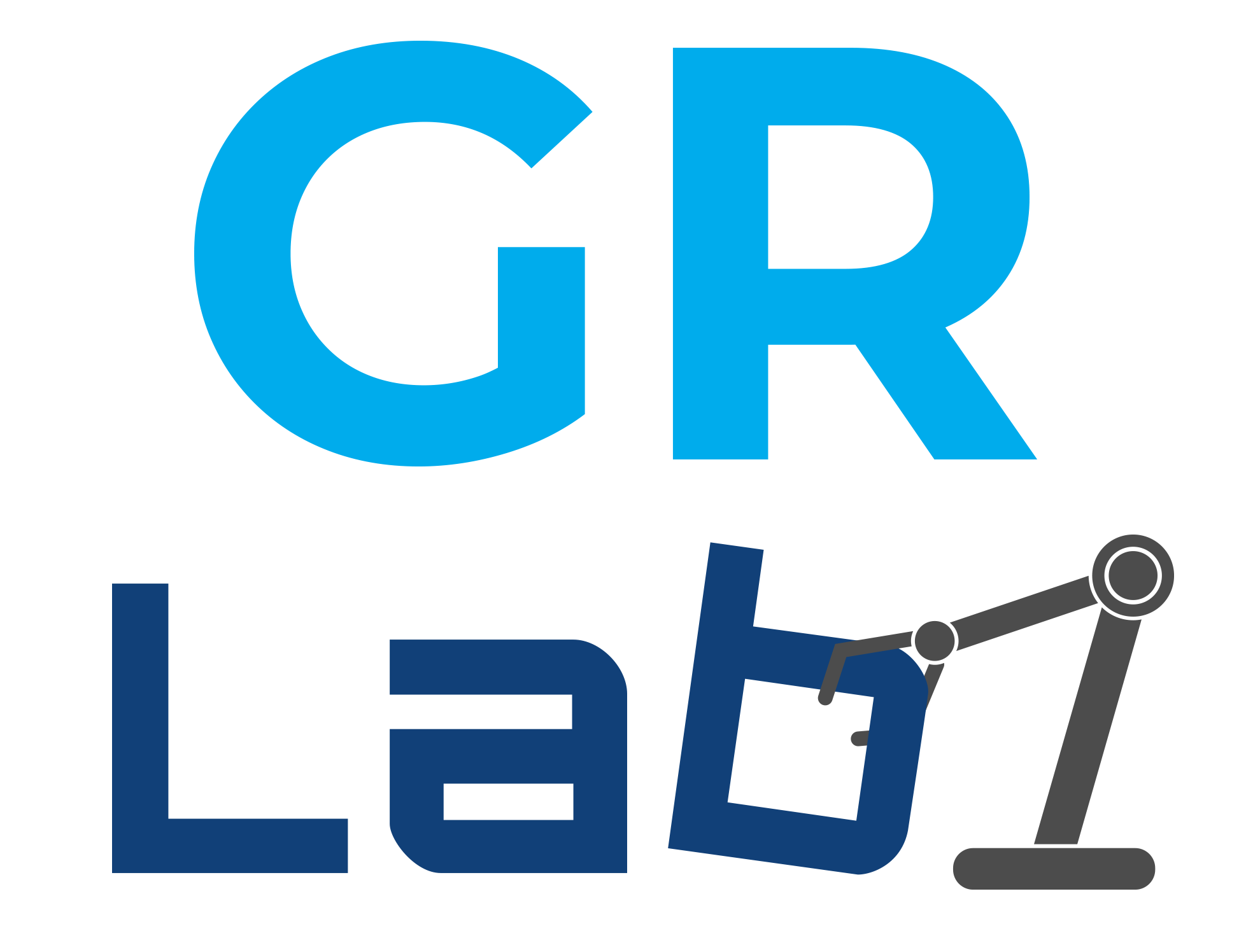 Logo GR lab bleu